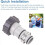 4Pack Pool Hose Adapter,Type A Pool Hose Connector 4