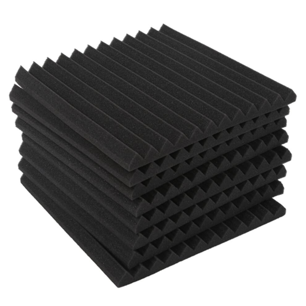 Wedge Acoustic Foam With Adhesive Tape 8 Pcs Soundproof Panels 4852609105497
