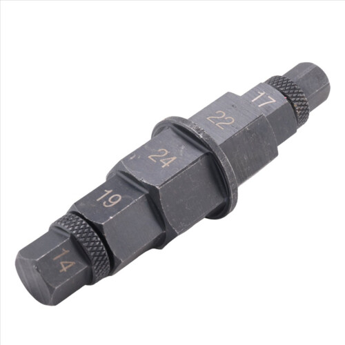 Hex Axle Tool for Motorcycle Front Axle Wheel 6 in 1 Spindle Socket 2