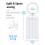 Key Tags 2 Inch Plastic Key Chain Tags with Ruled Blank 4