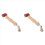 Wallpaper Roller Seam Roller Steel,Wood Handle Silicone Seam Roller A 1