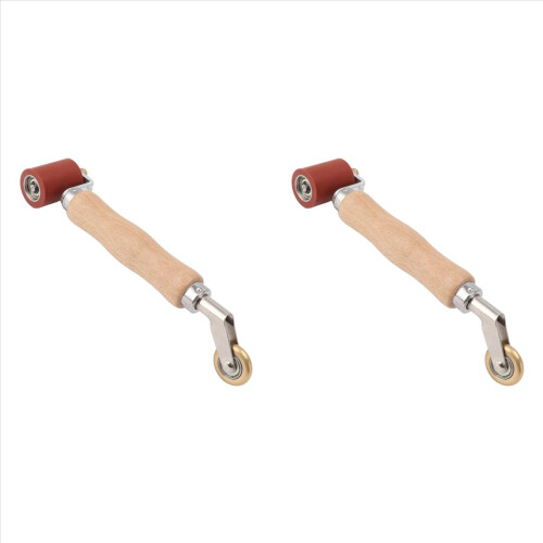 Wallpaper Roller Seam Roller Steel,Wood Handle Silicone Seam Roller A