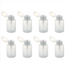 150ml Nail Art Makeup Polish Plastic Pump Dispenser Bottle White