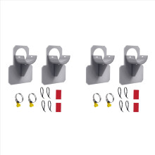 2 Set Swimming Pool Pipe Holder, Pool Hose for Above Ground Pool Gray