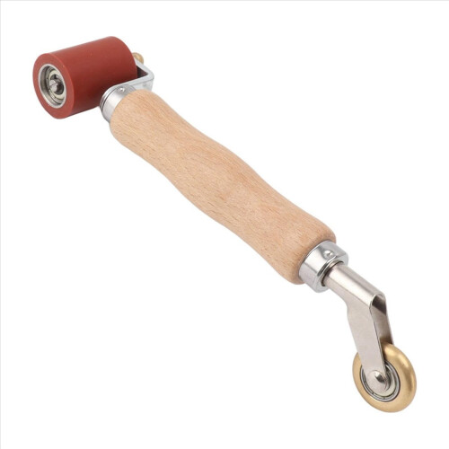Wallpaper Roller Seam Roller Steel,Wood Handle Silicone Seam Roller A 1