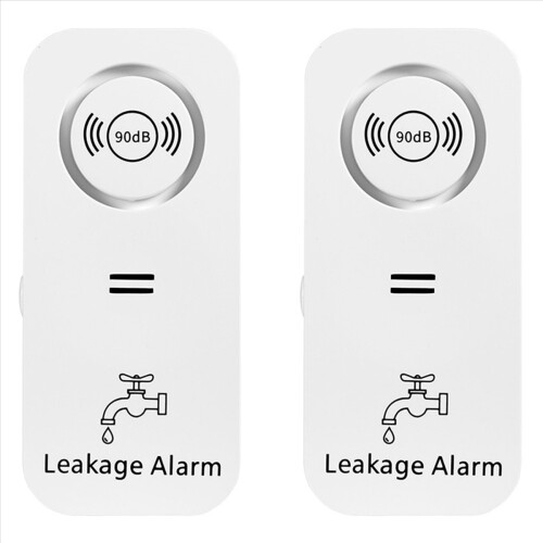 Water Sensor 90dB Alarm Water Leak Detector for Kitchen Bathroom