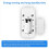 Water Sensor 90dB Alarm Water Leak Detector for Kitchen Bathroom 5