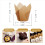 200pcs Tulip Cupcake Liners, Muffin Liners Holders for Baking Cups 2