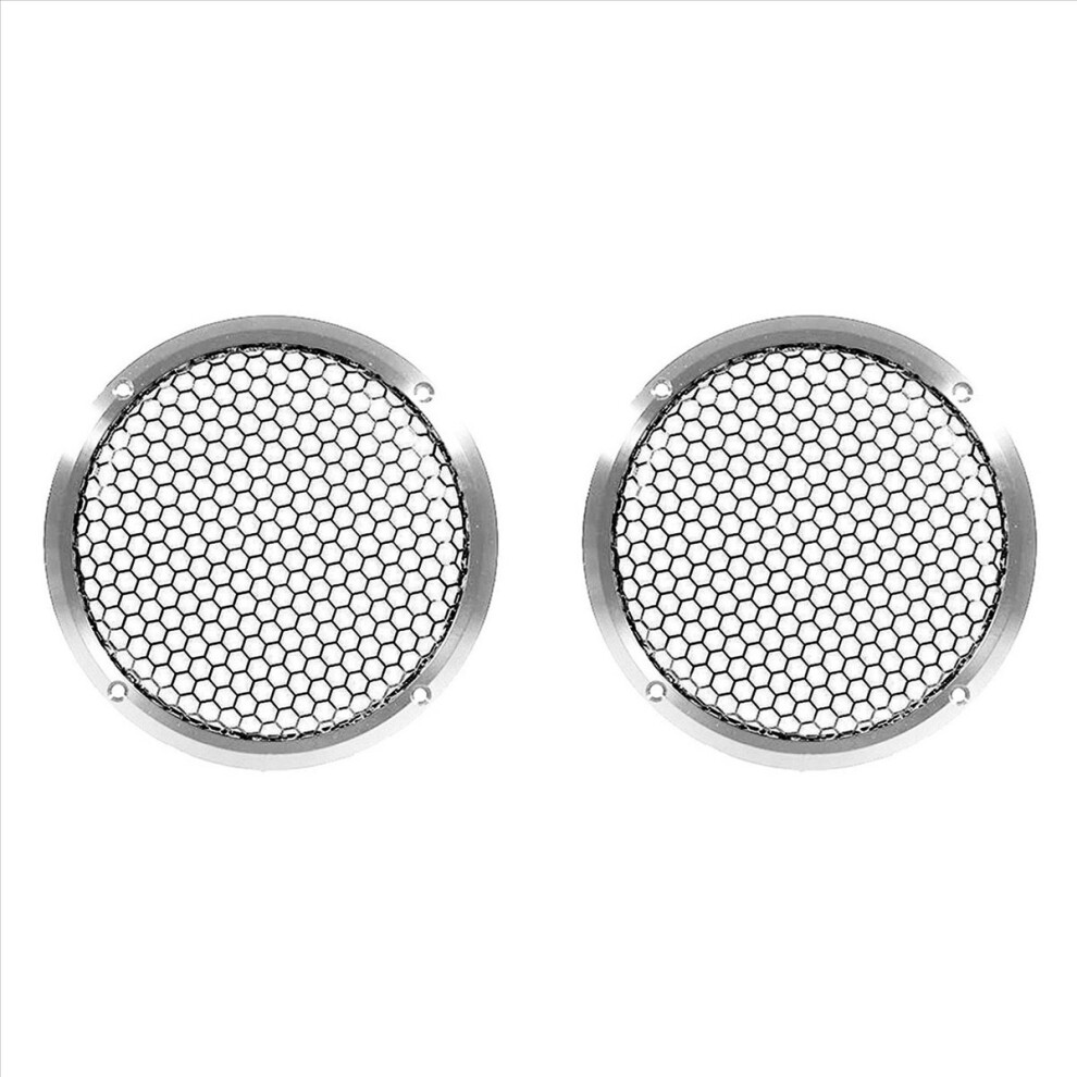 Car Tweeter Speaker Grill Cover,6.5Inch,For Audio Enhancement Silver 4852609108788
