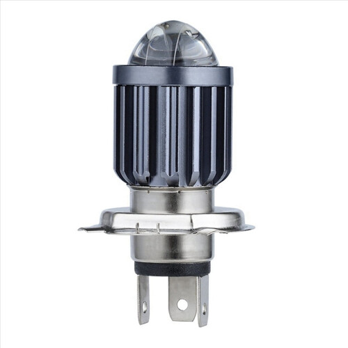 H4 Motorcycle Mini LED Projector Bulbs Dual Colors Scooter E-Bikes 1