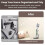 Vacuum Cleaner Bracket Holder Floor Stand Storage Brush Shelf Black 4