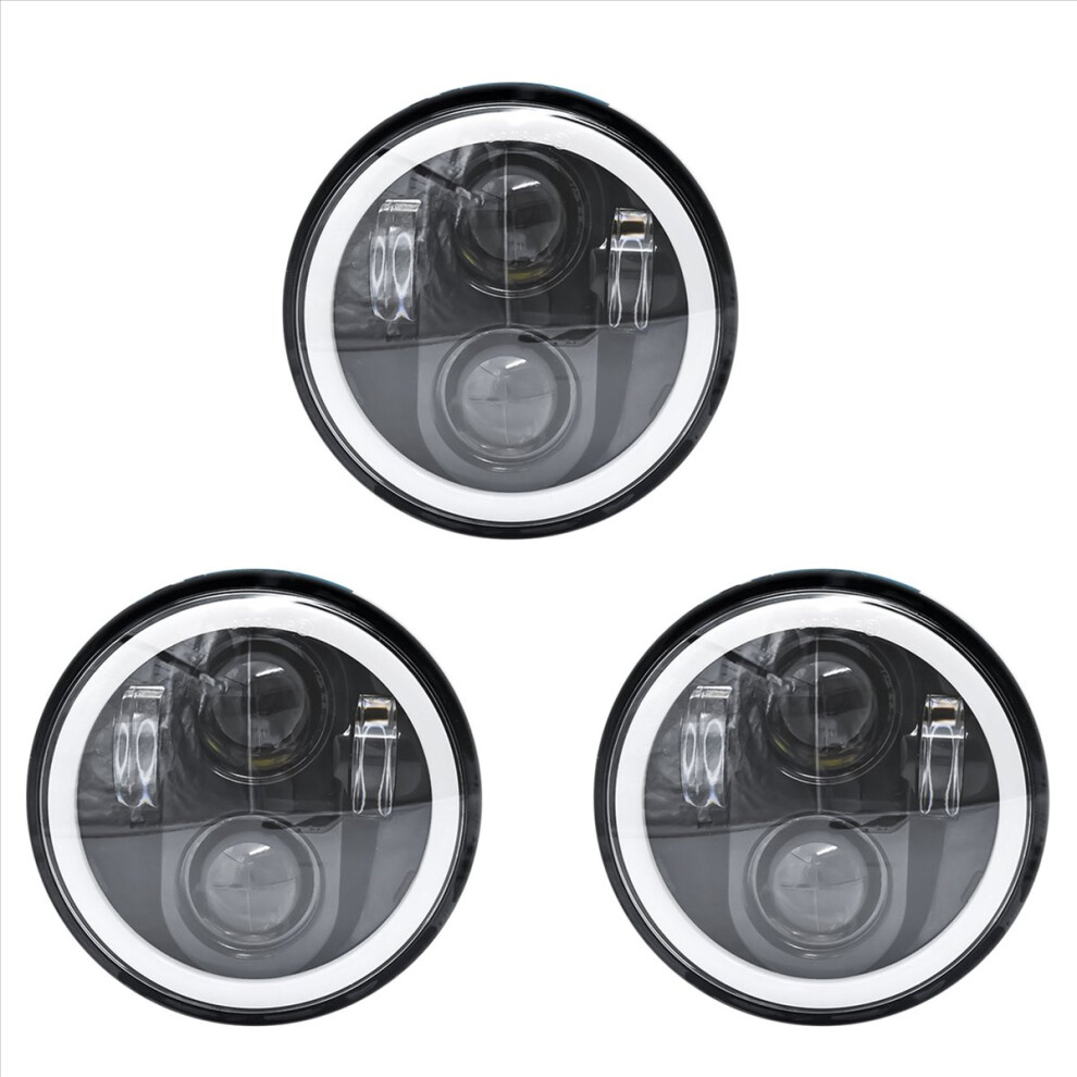 5.75 Led Headlight, With Drl For Iron 883 White 4852609102274