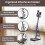 Vacuum Cleaner Bracket Holder Floor Stand Storage Brush Shelf Black 3