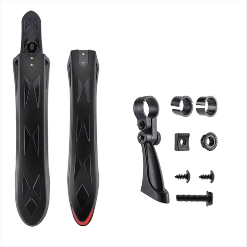 Bicycle Mudguards for 26-27.5Inch Bikes,Reflective Bike Splash Guards