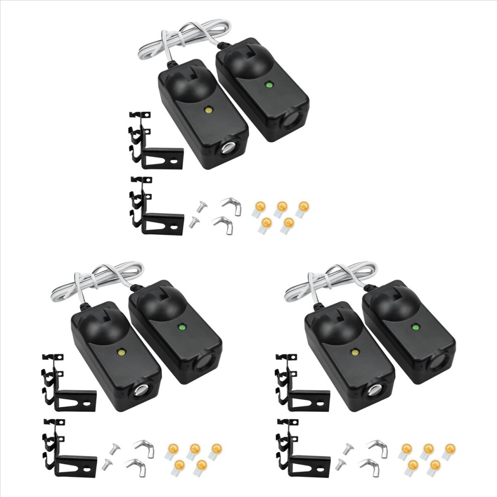 2Pcs Garage Door Opener Safety Sensor Beam Eyes 4852609198291