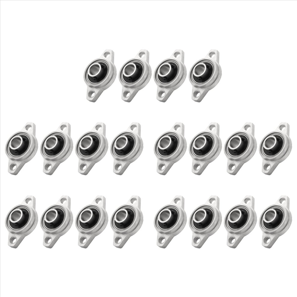 4Pcs Kfl001 12Mm Zinc Alloy Self Aligning Pillow Block Flange Bearing 4852609105787