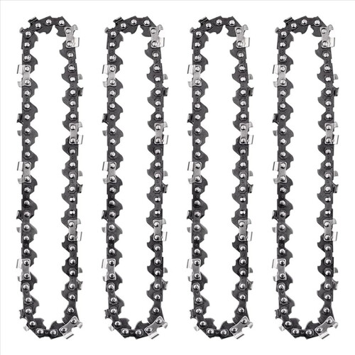 Mini Chainsaw Chain 4 Inch Guide Saw Chain 1/4 LP Pitch, 28 Sections 1