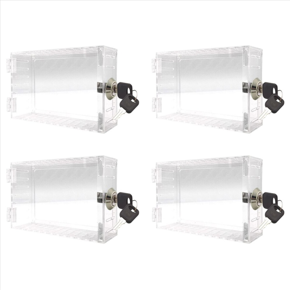 Universal Thermostat Lock Box With Key For Thermostats 7X4.5 Inches 4852609122074