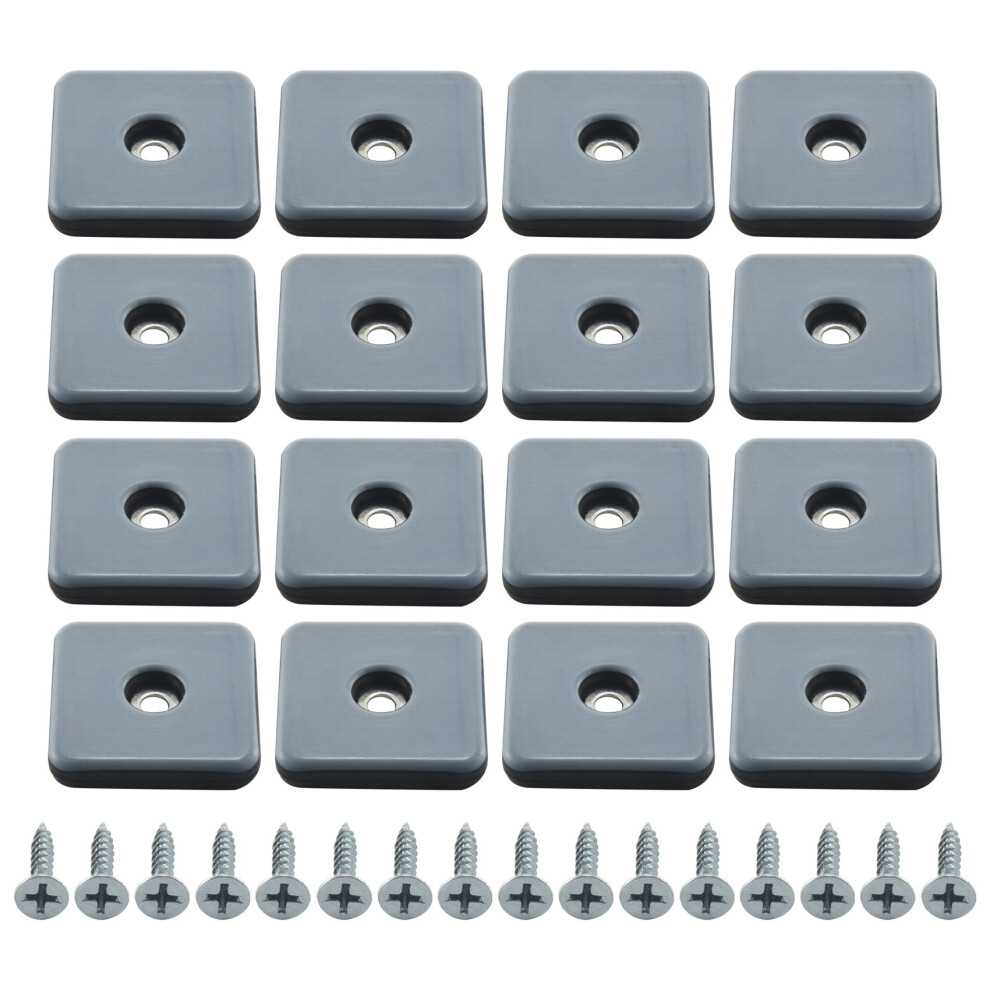 16Pcs Furniture Sliders 40Mm Furniture Leg Protectors With Screws 4852609105534