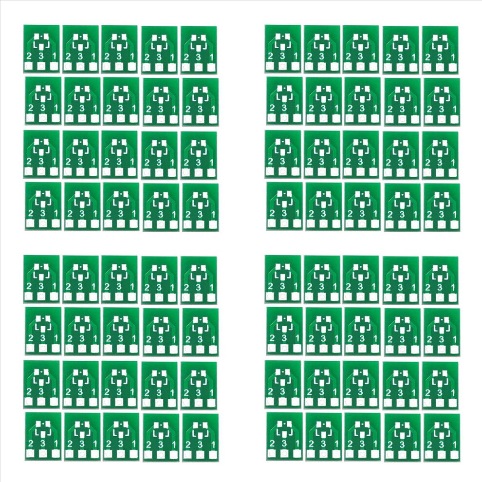 20Pcs Sot23 Sot23-3 Turn Sip3 Double-Side Smd Turn Dip Sip3 Adapter 4852609120681