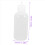 1Set Customized Plastic Bottle Tool Slip Trailer Bottle Ceramic Glaze 6