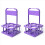 4 Holes Foldable Plastic Beverage Carrier, with Handle Deep 1
