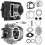 52.4mm Motorcycle Cylinder Head Piston Kit 2