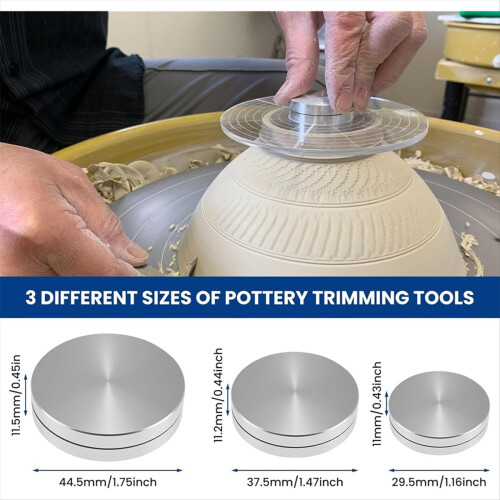 4 Pcs Ceramic Clay Pottery Throwing Trimming Spinner Tool 1