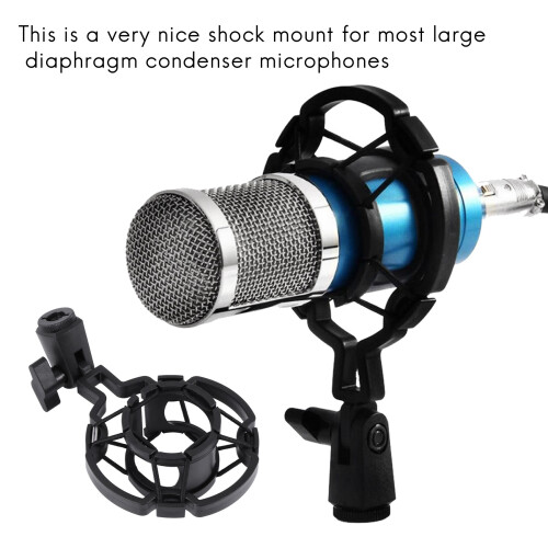 Condenser Microphone Mic Shock Holder For Large Diaphram Mic Clip 2