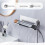 Hair Tool Organizer Wall Mount, Hair Dryer Holder 4