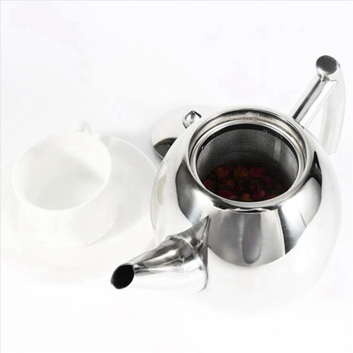 2L Stainless Steel Teapot with Tea Strainer Infuse Sets for Induction 2