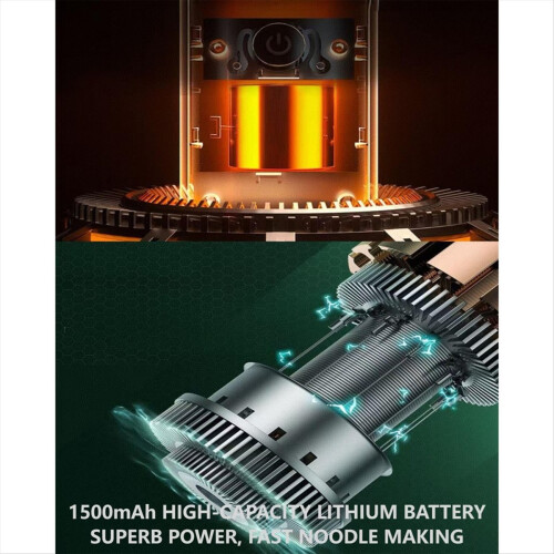 Electric Pasta Machine, Household Handheld Wireless Noodle Machine 1