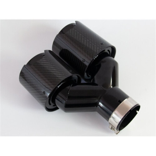 Y Shape Double Exit Exhaust Pipe Mufflers 1