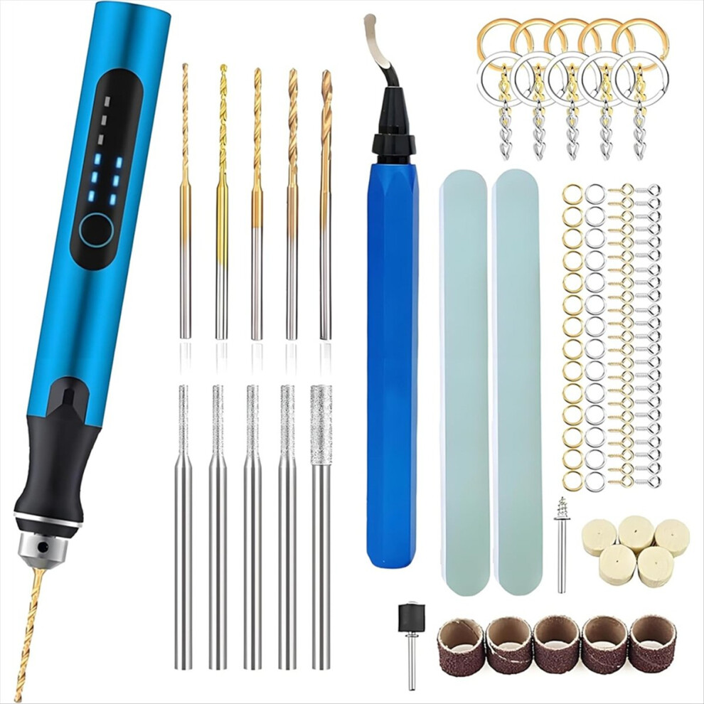 Resin Polishing Tools Kit, Rotary Pen With Bits & Deburring Tool 4852609128267
