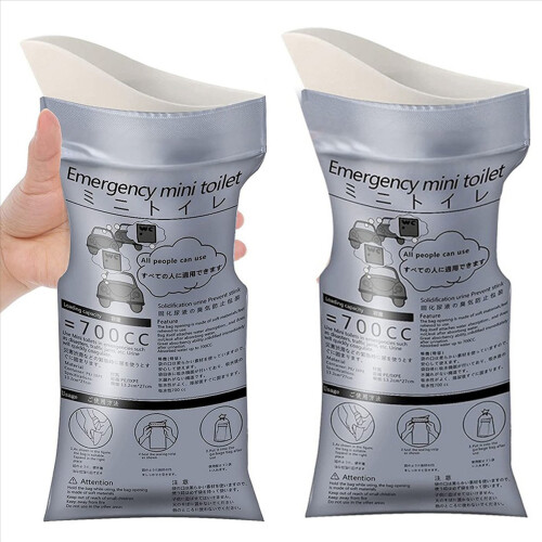 24 PCS Disposable Urine Bag,for Camping Road Trip Jam 2
