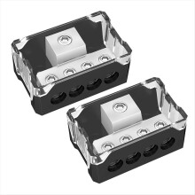 4 Way Power Distribution Block Amp Ground Distribution Block 2pcs