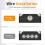 4 Way Power Distribution Block Amp Ground Distribution Block 2pcs 3