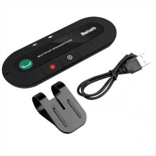Bluetooth Speaker Handsfree Car Kit Sun Visor Clip