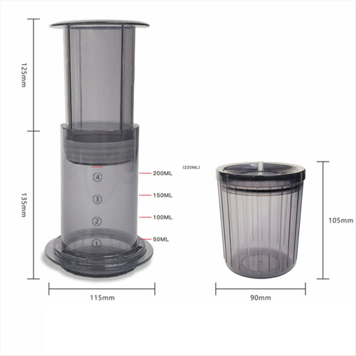 Portable Coffee Maker, Filter--Poured French 2