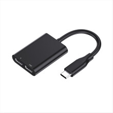 USB C AR Glasses Docking Hubs for Smartphones and Tablets Black