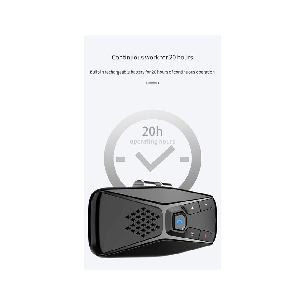 Bluetooth Car Kit Handsfree Speakerphone Wireless With Microphone 4852609144786