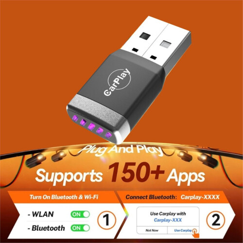 Wireless CarPlay Car USB 2-in-1 Auto Screen Projection 16GB 1