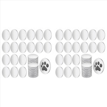 100 PCS Stainless Steel Disc Circular Plate for Crafts Metal Stamping