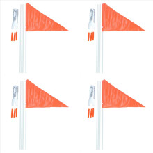 Safety Flag with Pole,6 Foot Adjustable High Visibility Bike Flag