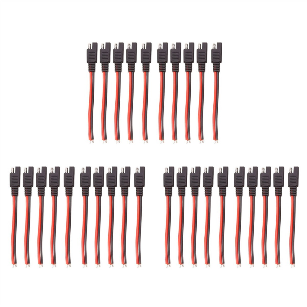 10Pcs 15Cm Sae 2 Pin Quick Connector Disconnect Plug 4852609141082