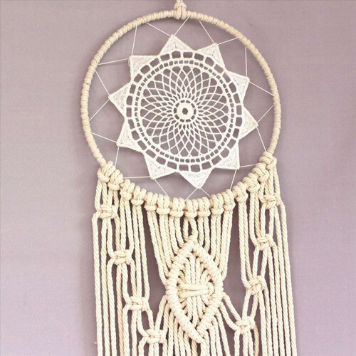 Circle Macrame Kit Macrame Wall Hanging Supplies 2