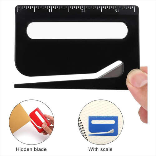 4pcs Envelope Opener, Upgraded Plastic Letter Opener Envelope Slitter 1