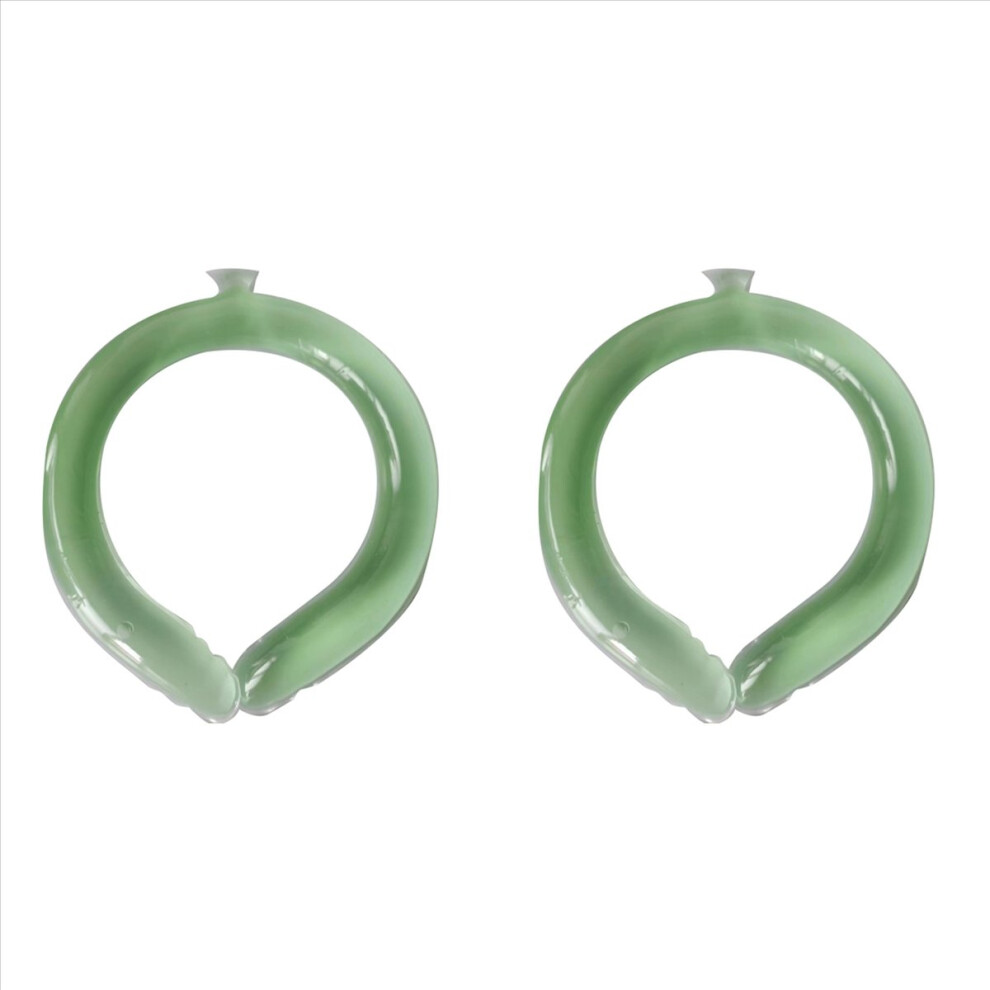 Green Neck Cooling Tube, Wearable Cooling Neck Wrap For Summer Heat,