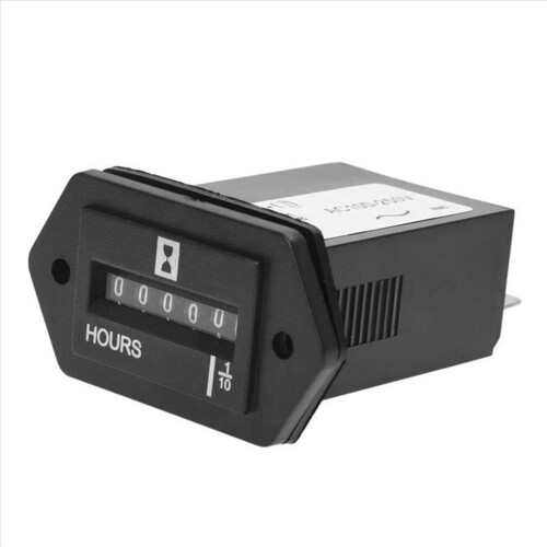 AC100-250V Generator Sealed Hour Meter Counter 2