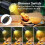 Dimmable Reptile Heat Lamp Rotatable Basking Spot Light EU Plug 2